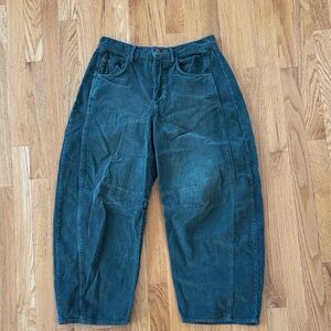 We The Free Forest Green Corduroy Pants